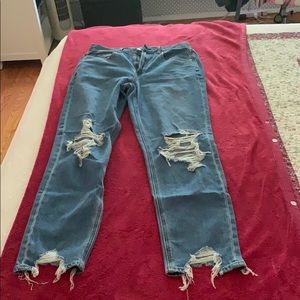 American eagle mom jeans